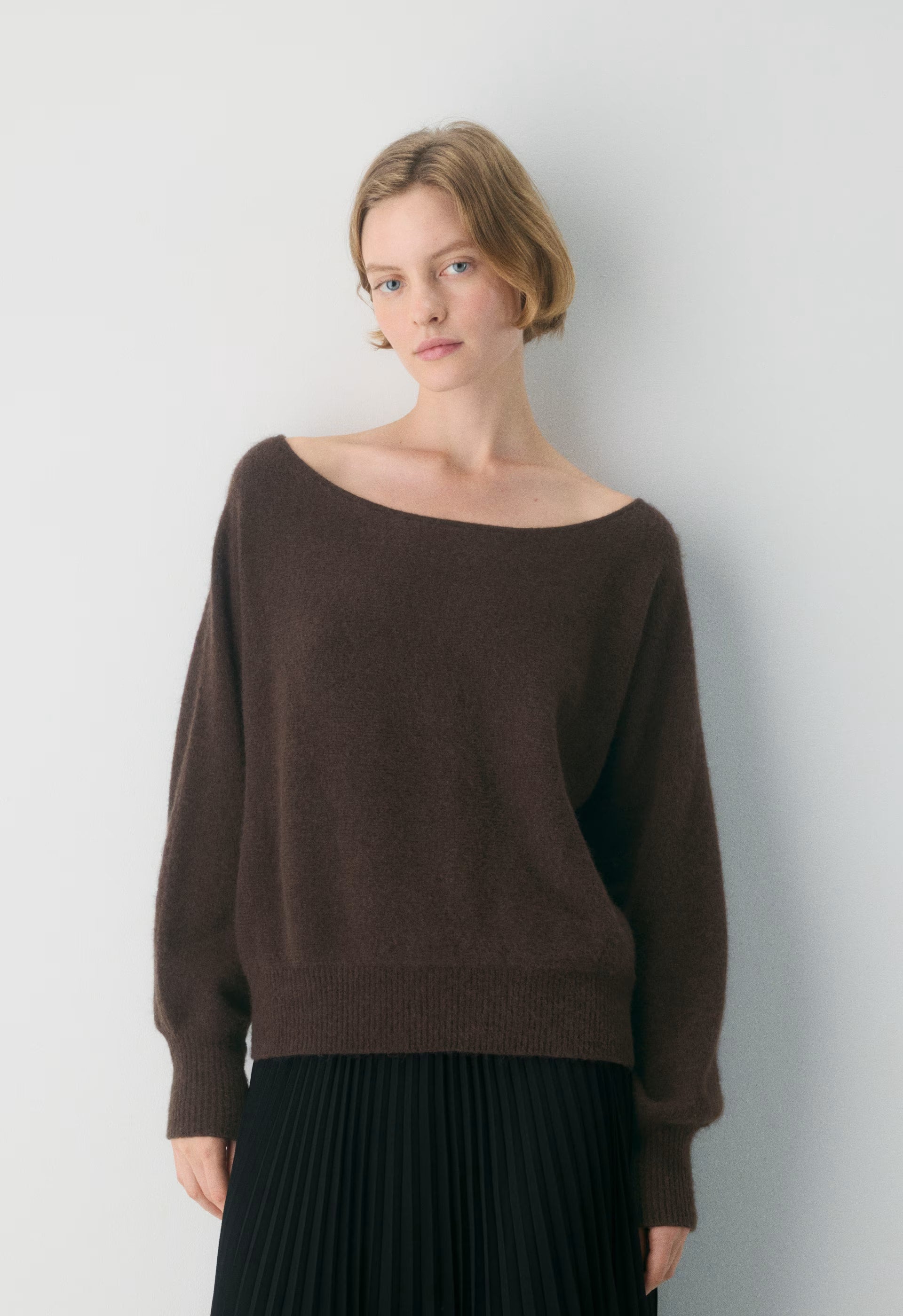 SoftSpoke™ Rhoda Sweater - RICH MOCHA BROWN