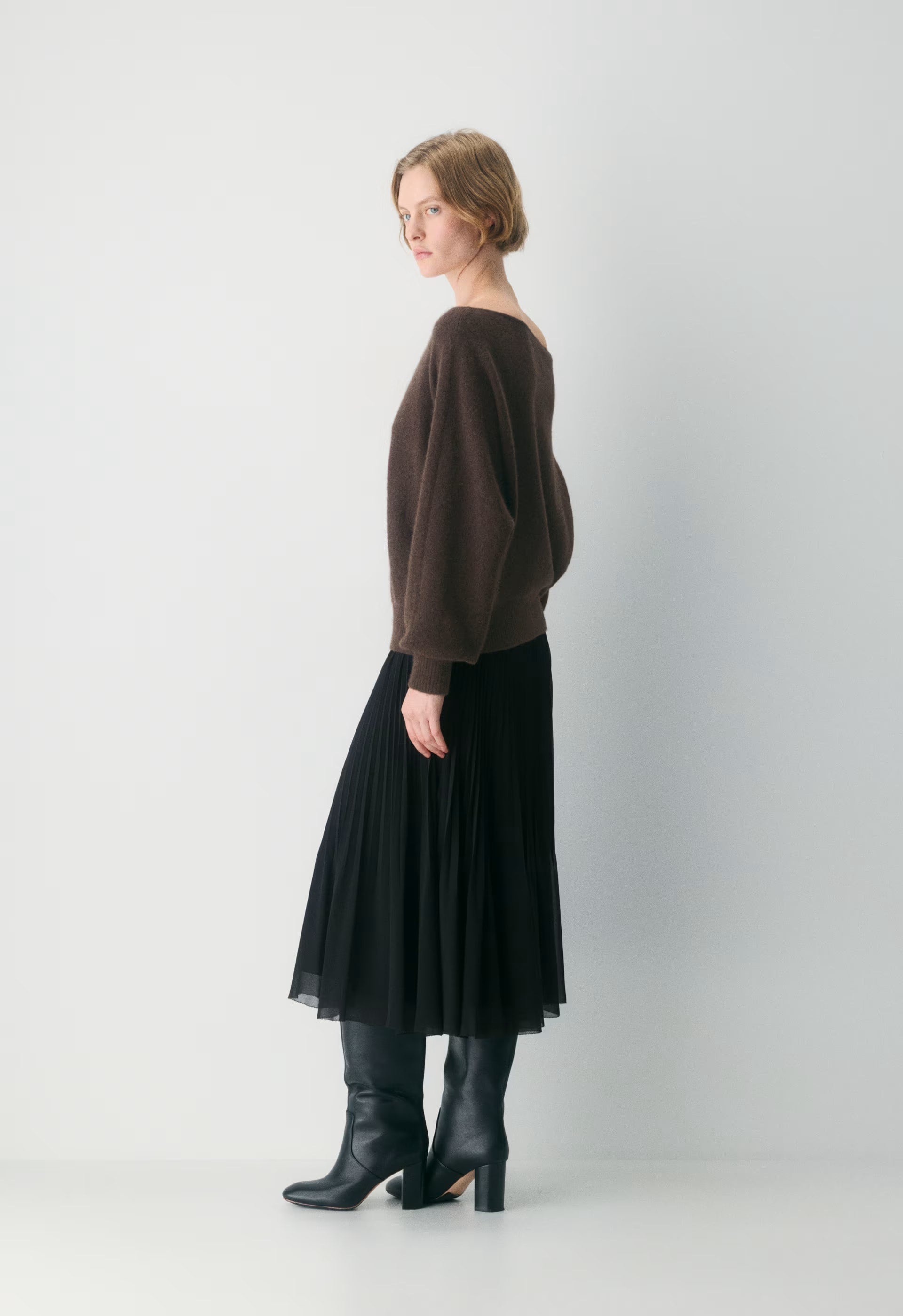 SoftSpoke™ Rhoda Sweater - RICH MOCHA BROWN