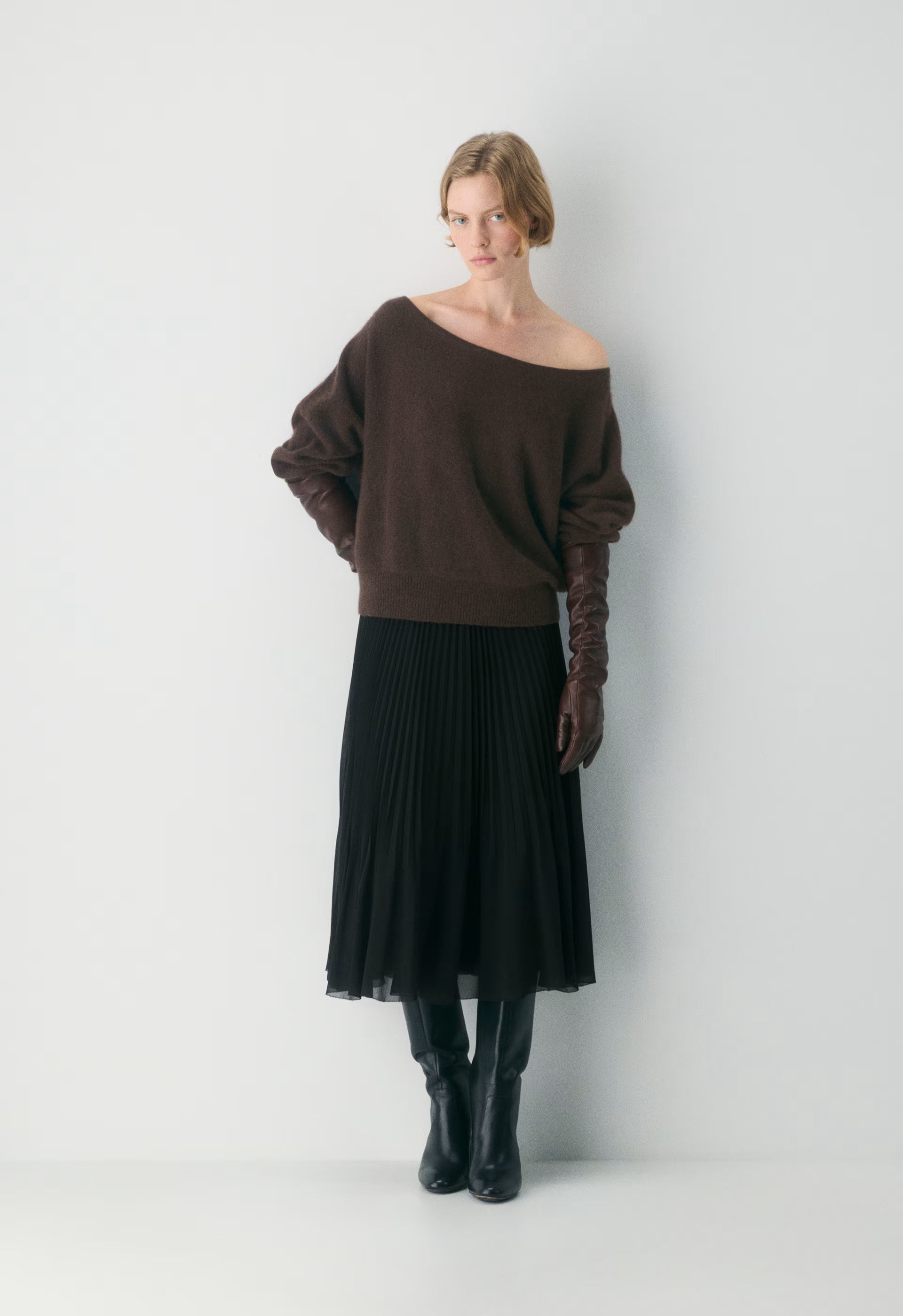 SoftSpoke™ Rhoda Sweater - RICH MOCHA BROWN