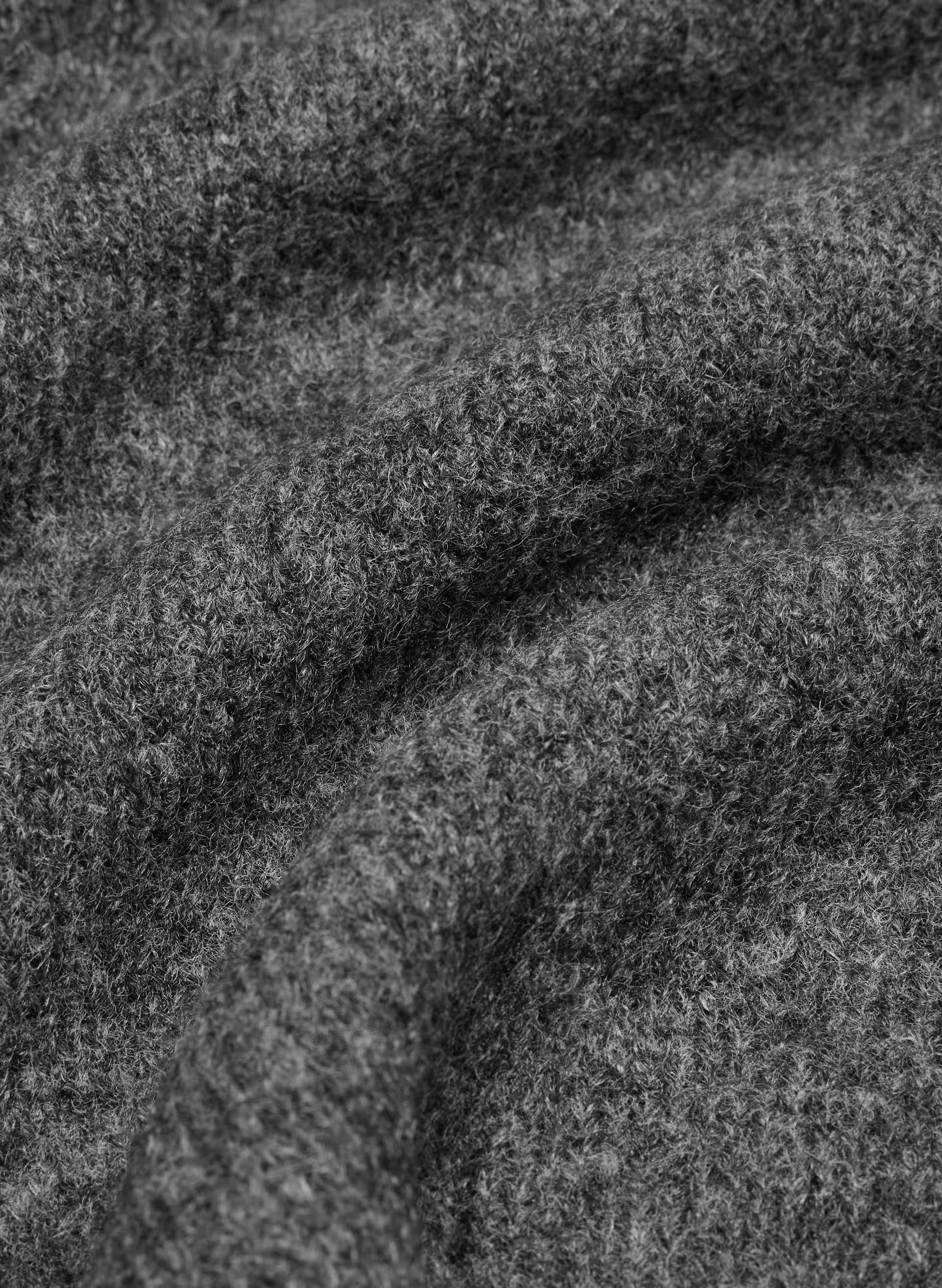 SoftSpoke™ Cassidy Wrap Sweater - HEATHER CHARCOAL