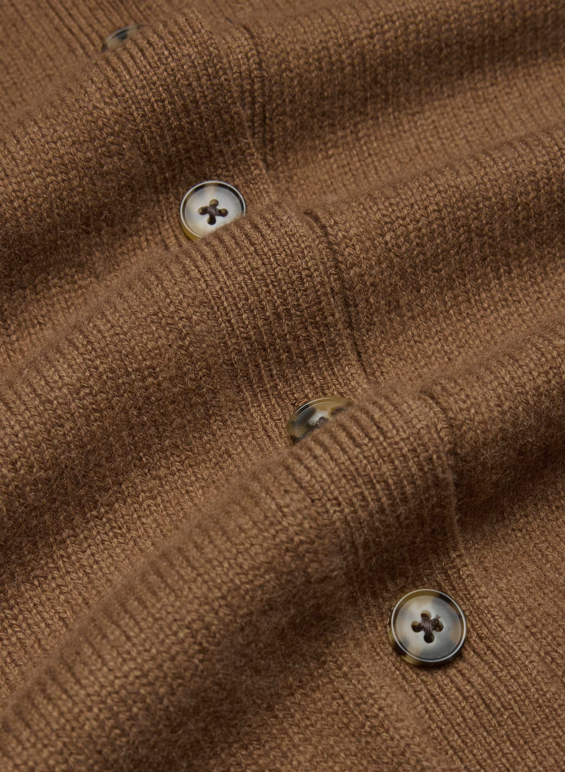 Essential Wool Cashmere London Cardigan - CHOCOLATIER BROWN