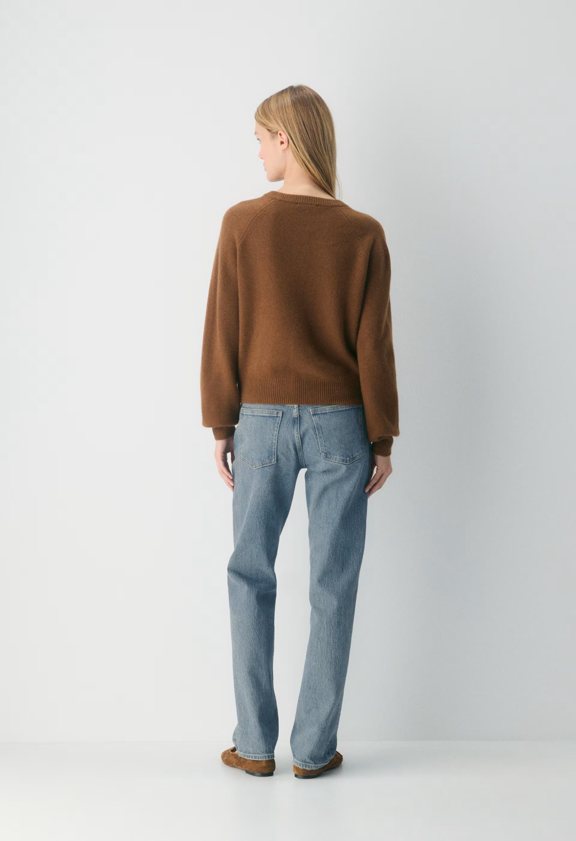 Essential Wool Cashmere London Cardigan - CHOCOLATIER BROWN
