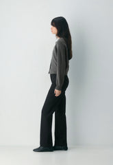 Essential Wool Cashmere London Cardigan - HEATHER CHARCOAL