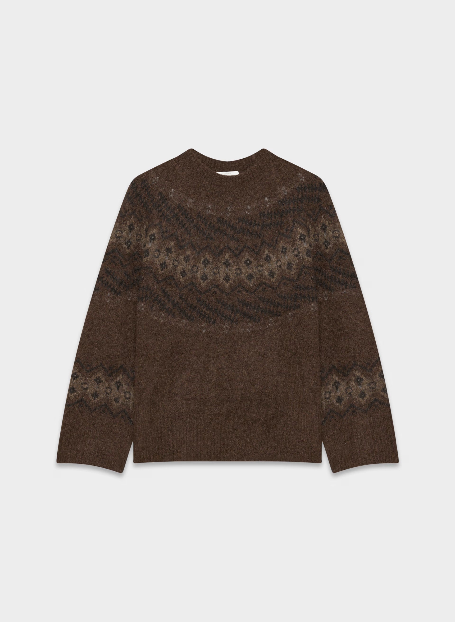 Harlow Sweater - DARK BROWN /MULTI