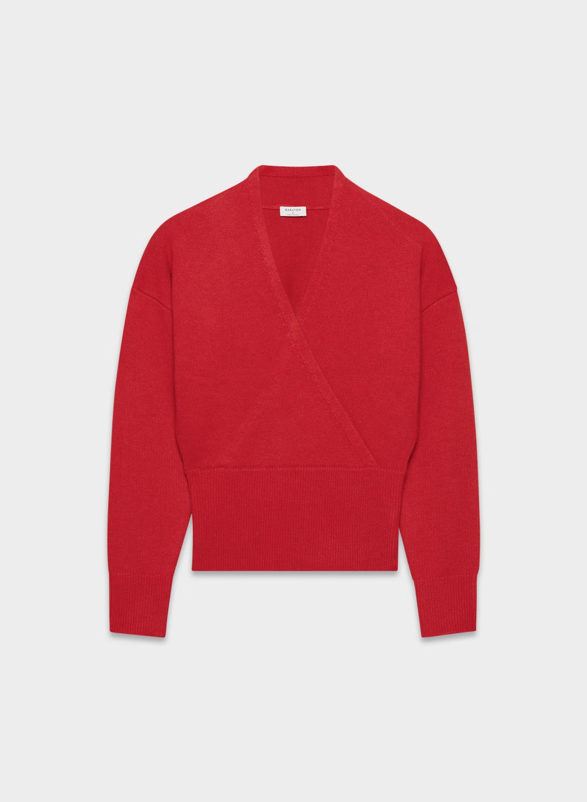 Atticus Merino Wool Sweater - FLASHING RED