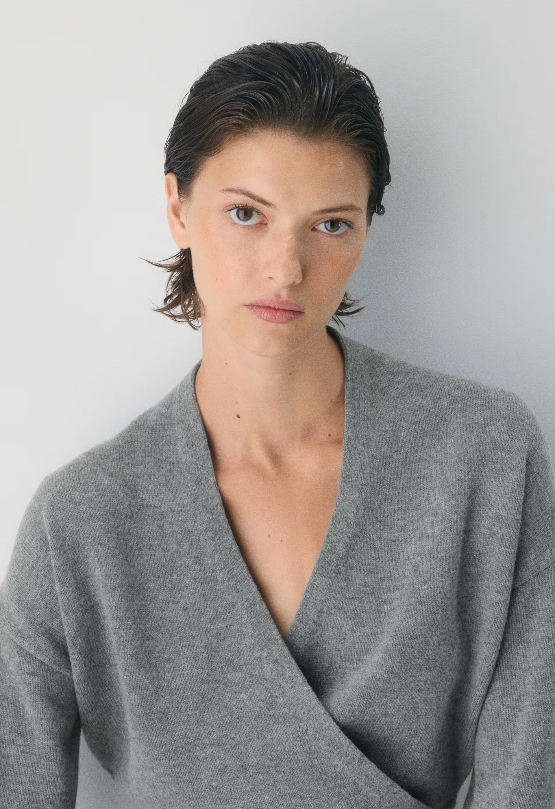 Atticus Merino Wool Sweater - HEATHER DARK GREY