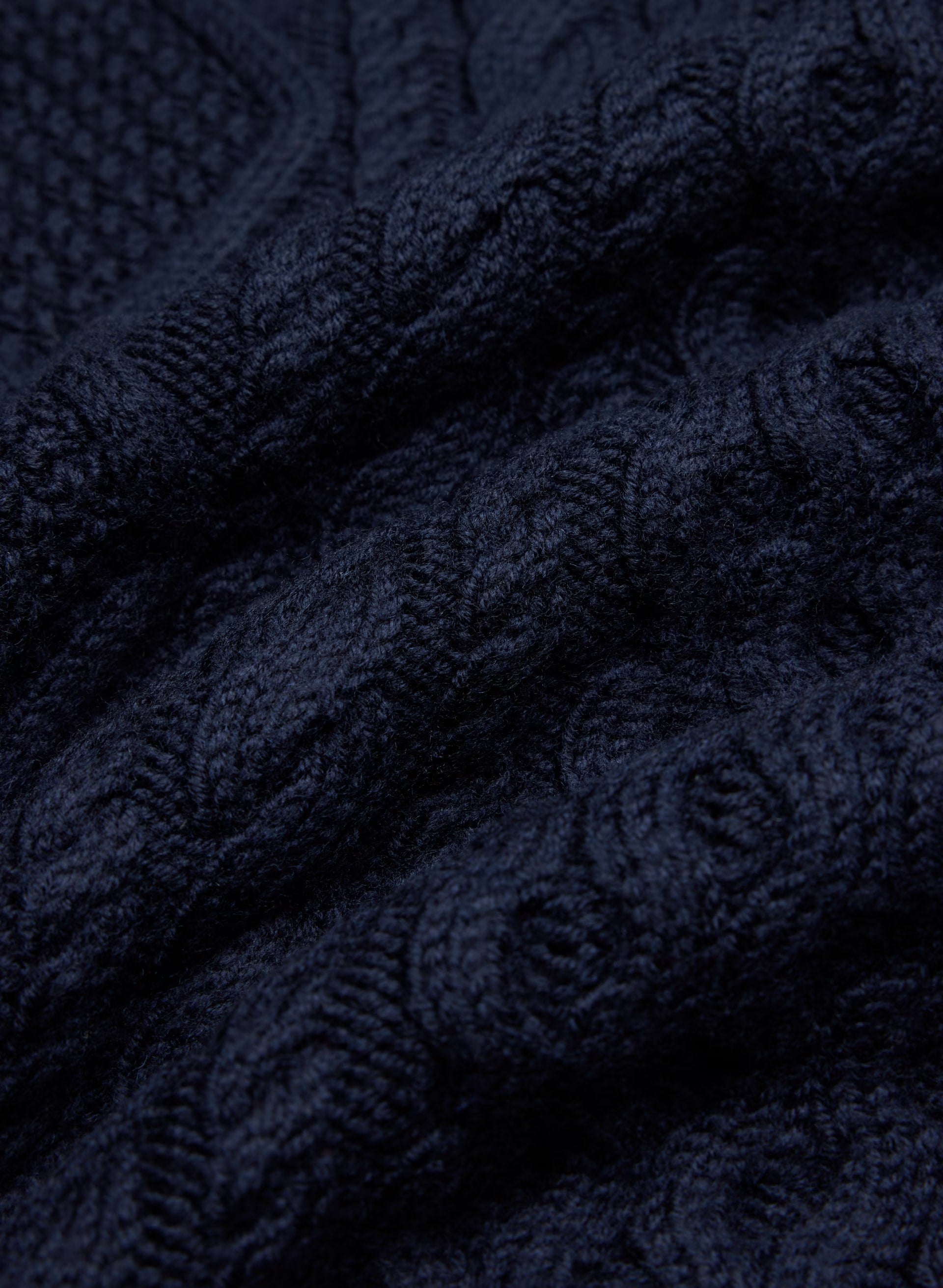 Heritage Knit Merino Wool Crew Sweater - ADMIRAL