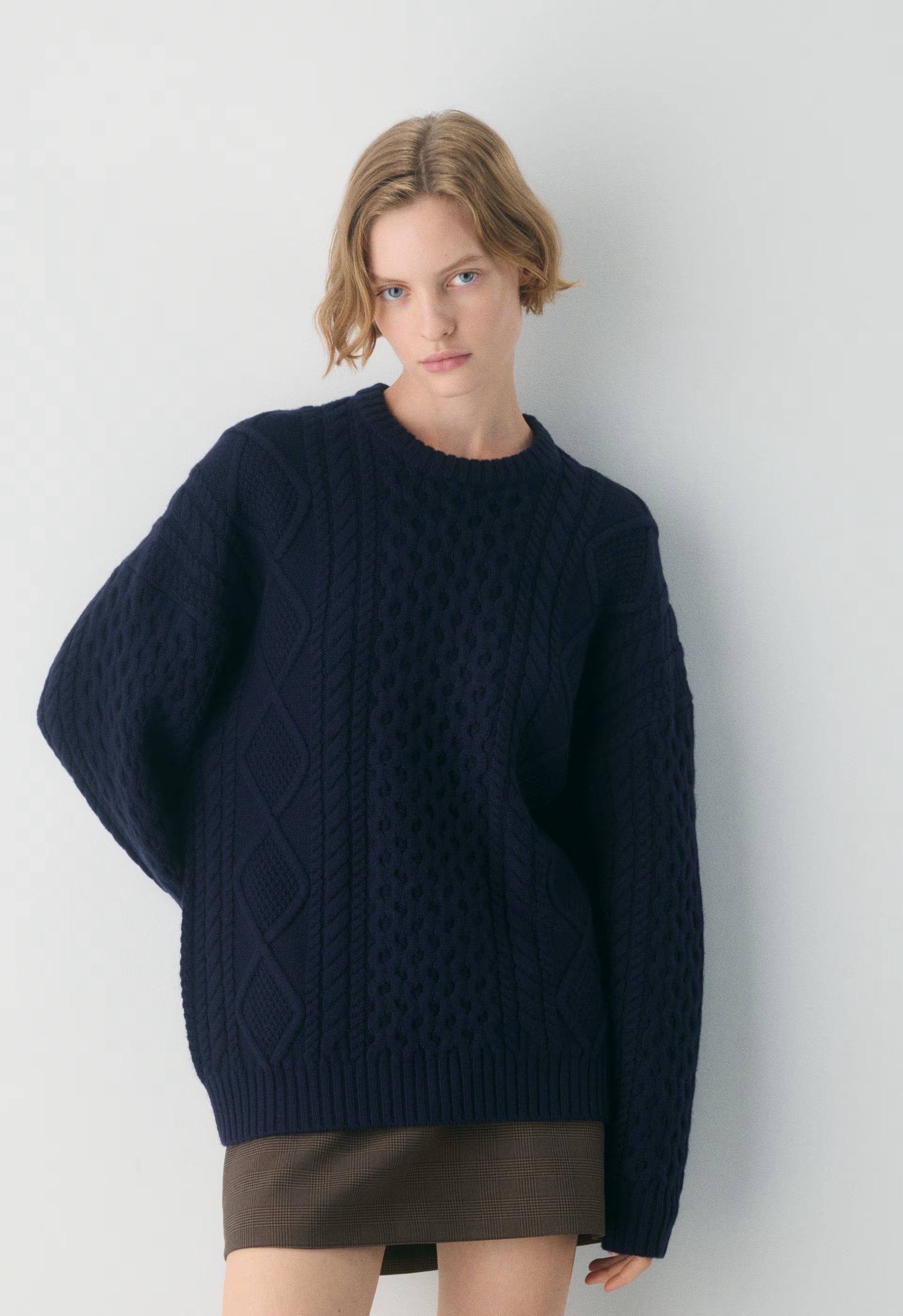 Heritage Knit Merino Wool Crew Sweater - ADMIRAL
