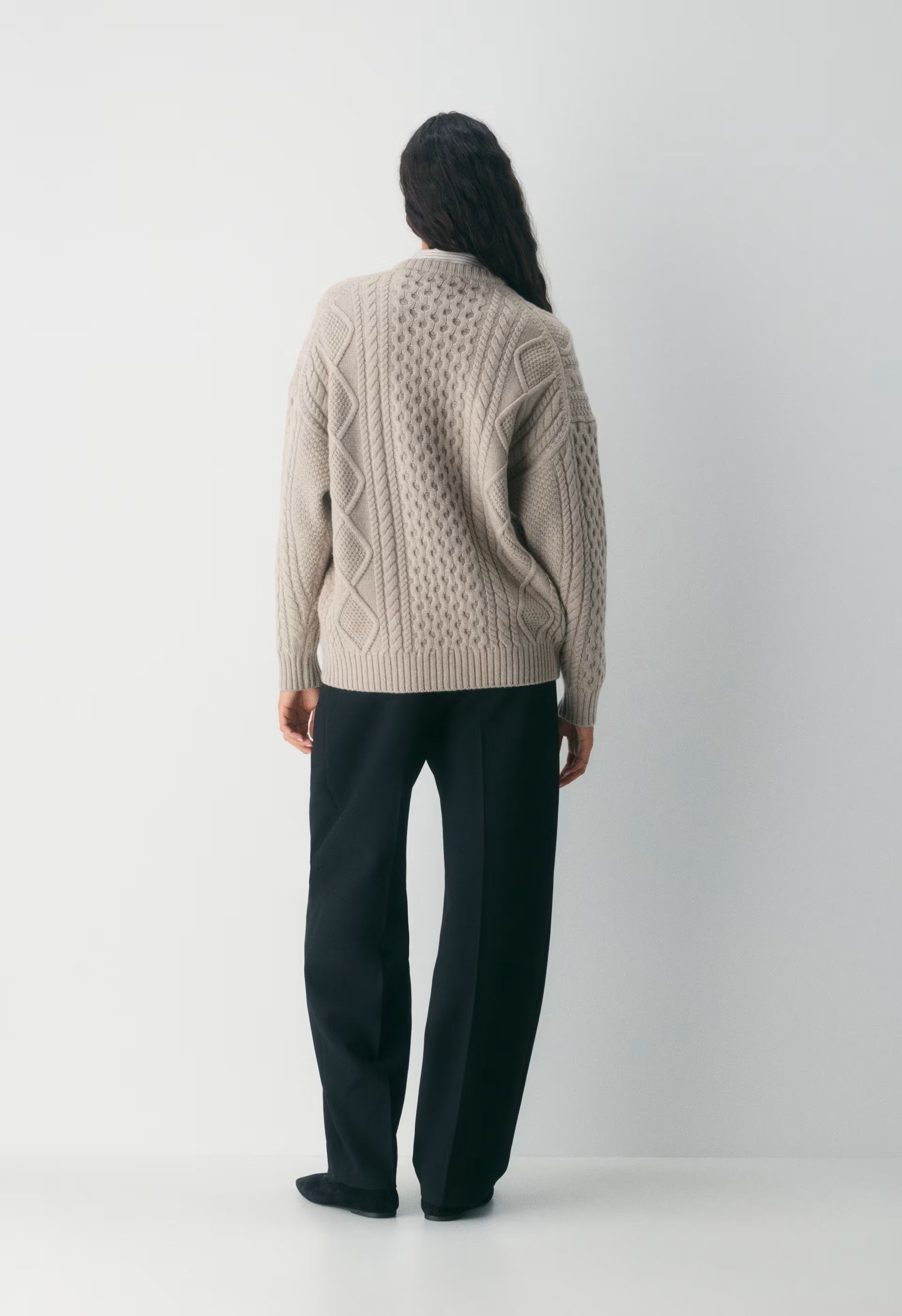 Heritage Knit Merino Wool Crew Sweater - HEATHER NOMAD TAUPE