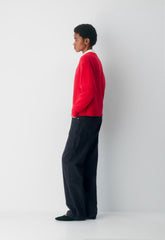 Essential Cashmere Acclaim Cardigan - FLASHING RED