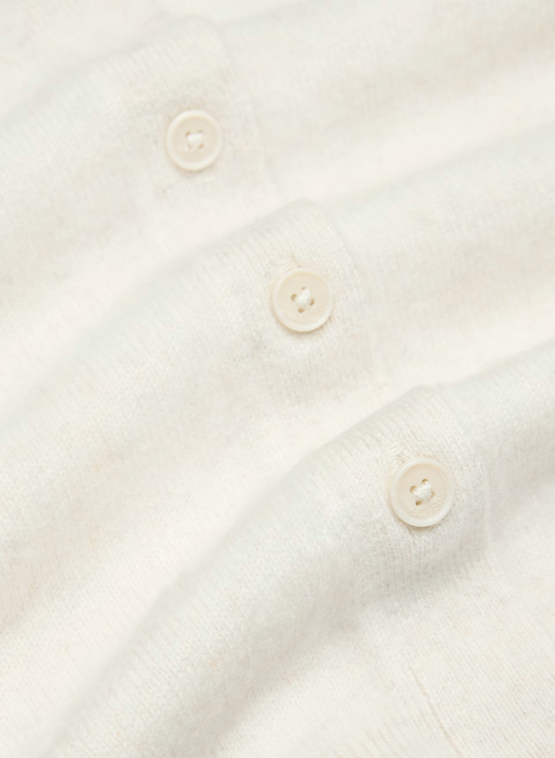 Bare Cashmere Laureate Cardigan - HEATHER LIGHT OATMEAL