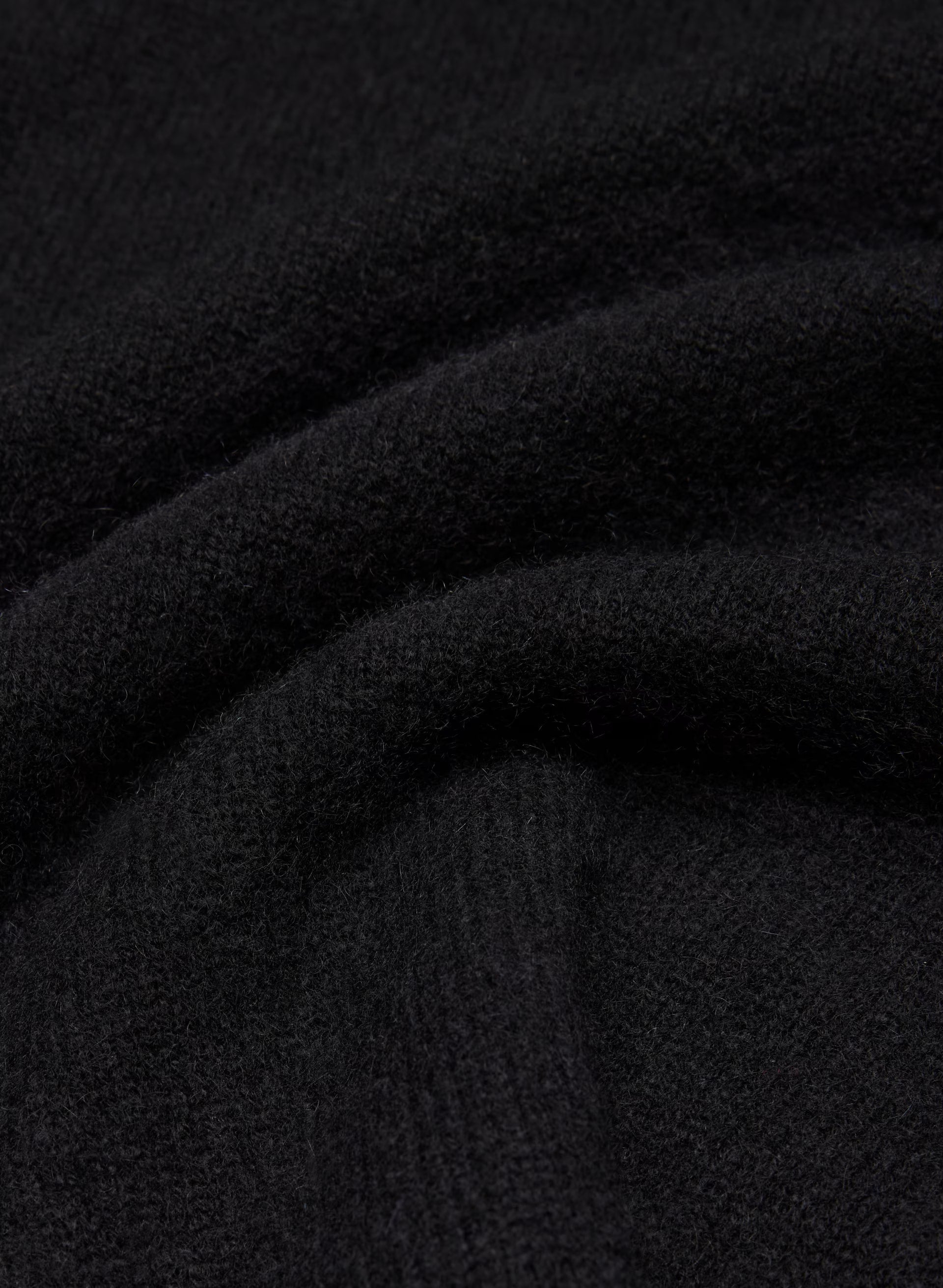 Essential Cashmere Folio Mockneck - BLACK