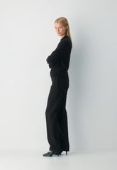 Essential Cashmere Folio Mockneck - BLACK