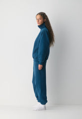 Cozy Sweatfleece Mega Raglan™ Funnel Neck - NOCTURNAL BLUE