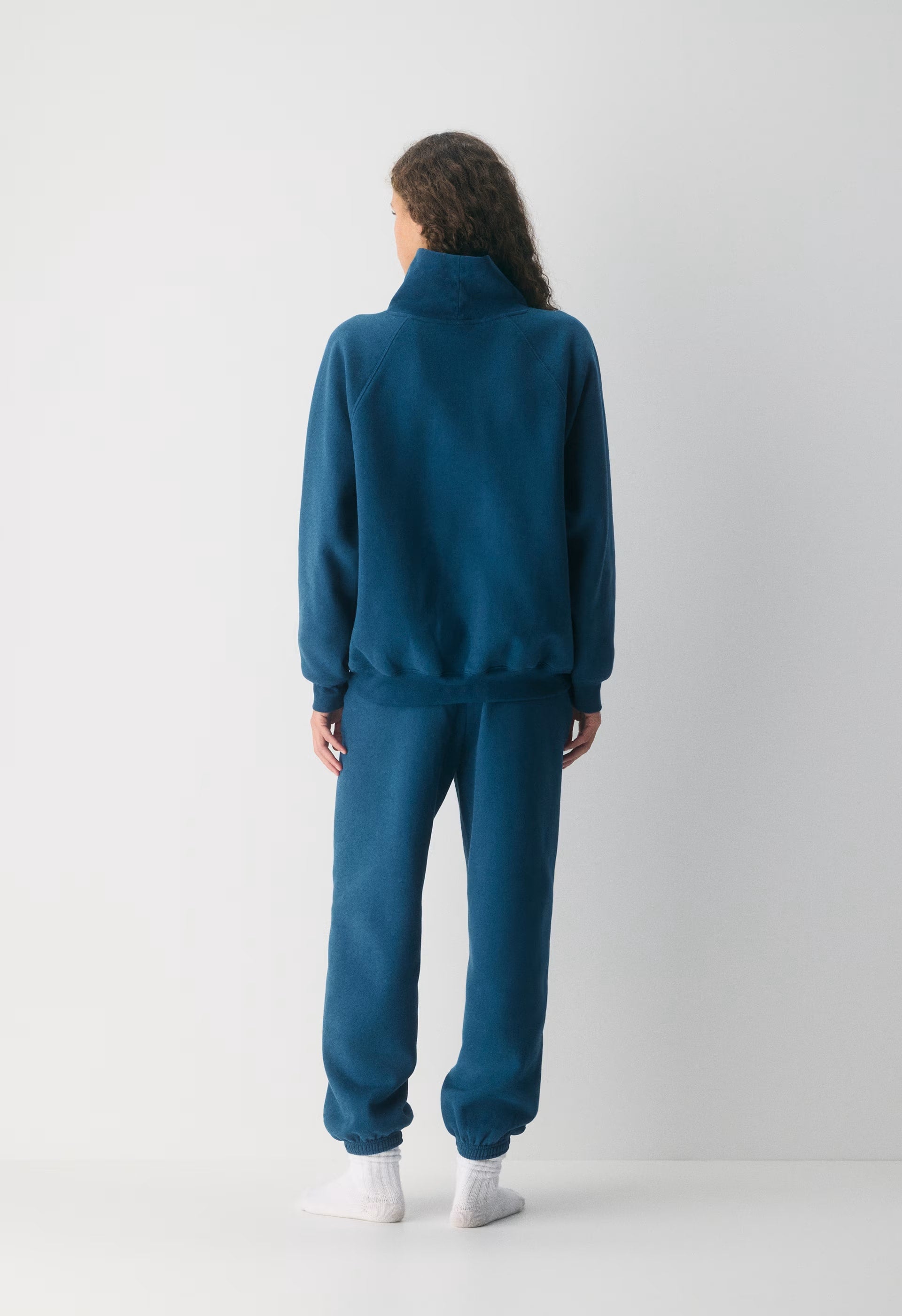 Cozy Sweatfleece Mega Raglan™ Funnel Neck - NOCTURNAL BLUE