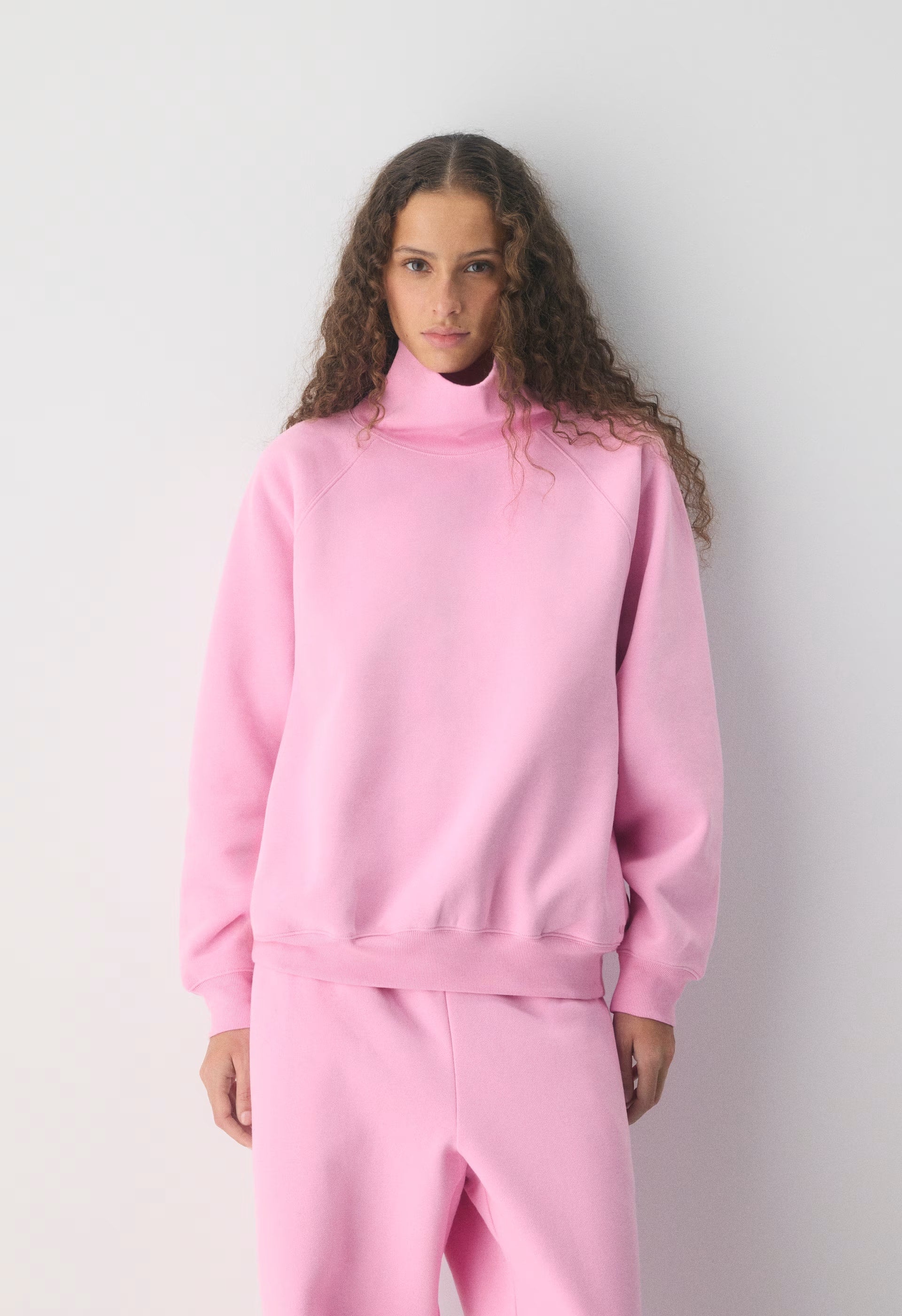 Cozy Sweatfleece Mega Raglan™ Funnel Neck - CAMPUS GREEN