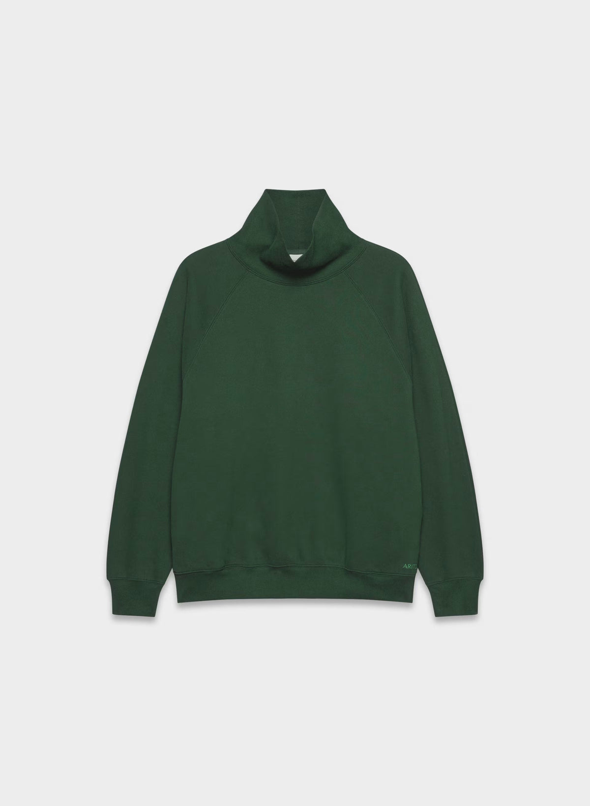Cozy Sweatfleece Mega Raglan™ Funnel Neck - CAMPUS GREEN
