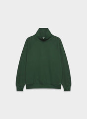 Cozy Sweatfleece Mega Raglan™ Funnel Neck - CAMPUS GREEN