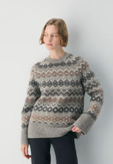Harlow Sweater - HTH DK GR/ HTH PBL GR