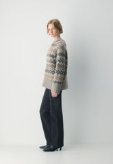 Harlow Sweater - HTH DK GR/ HTH PBL GR