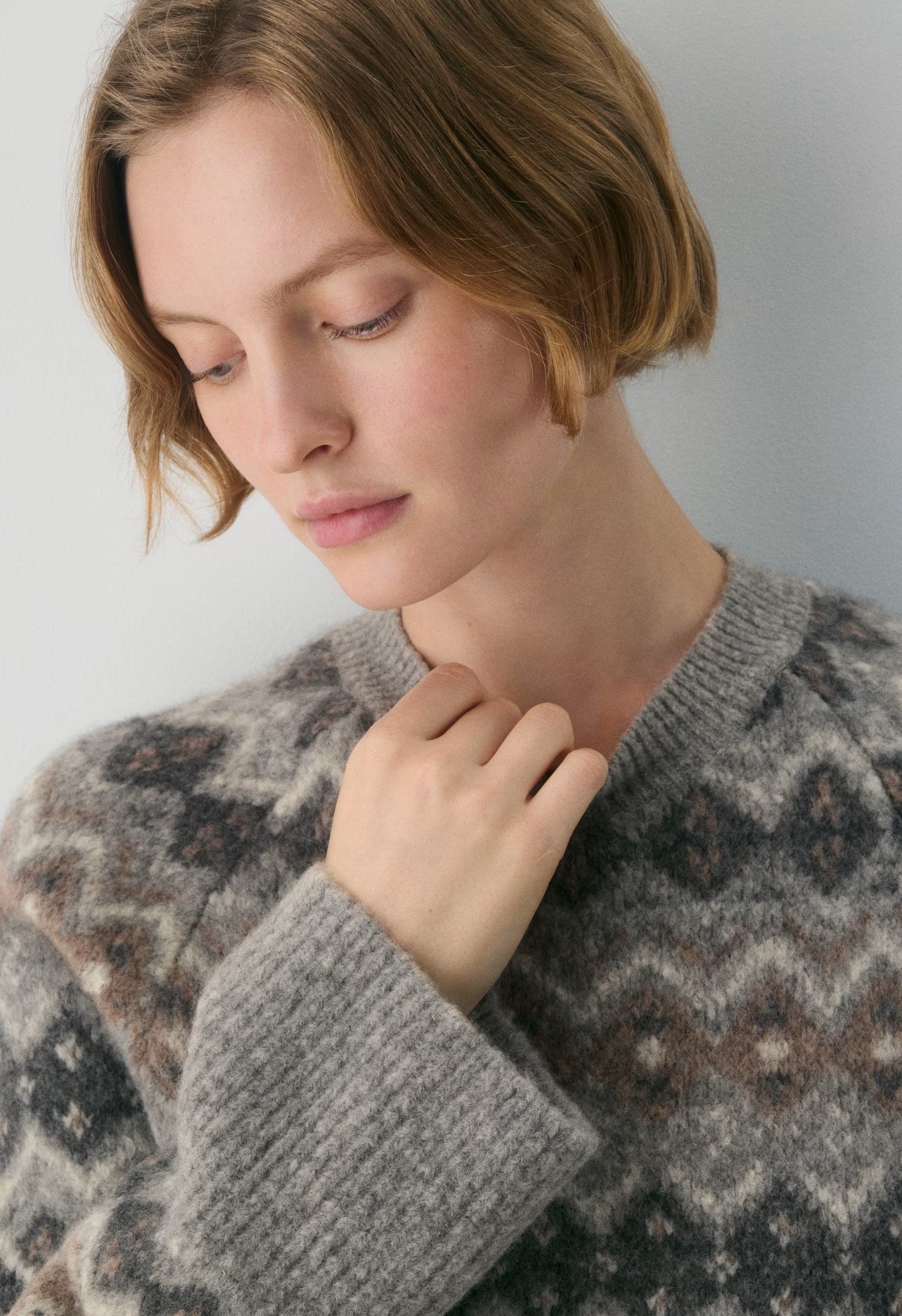 Harlow Sweater - HTH DK GR/ HTH PBL GR