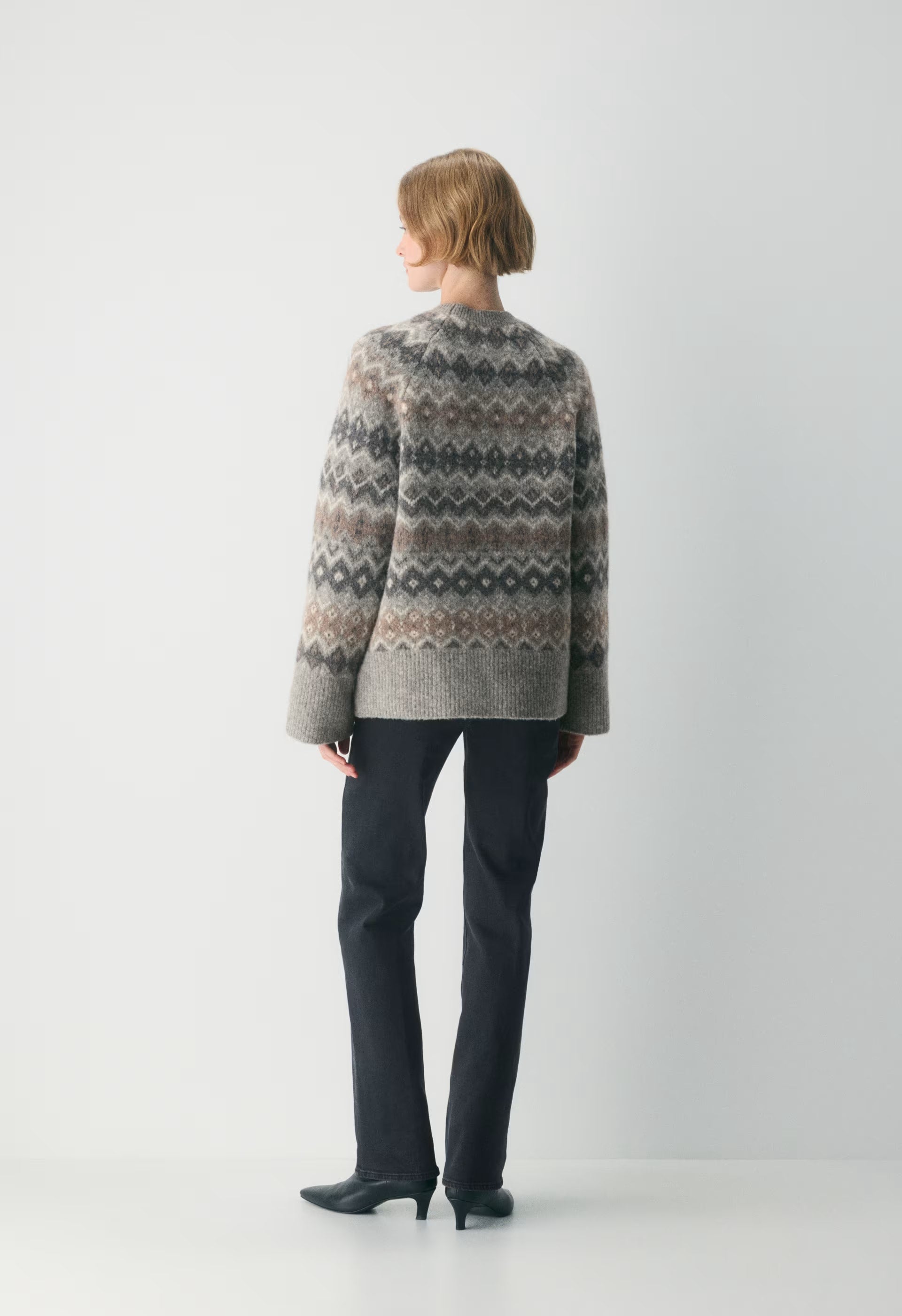 Harlow Sweater - HTH DK GR/ HTH PBL GR