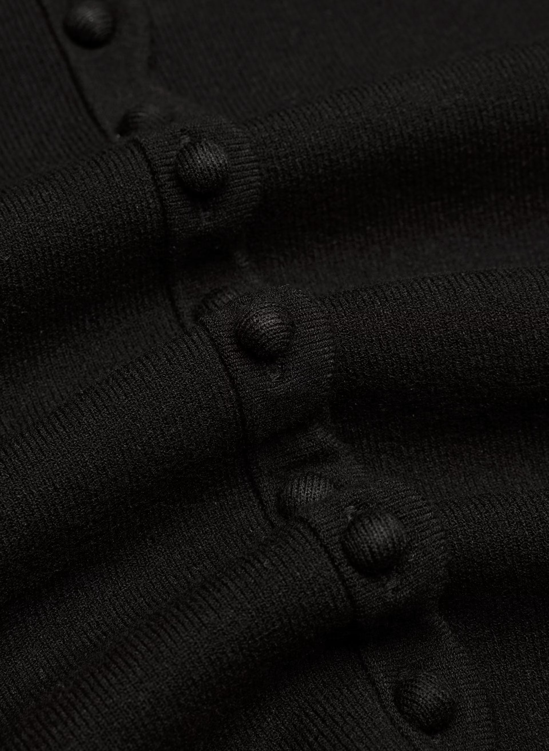 Shelly Cardigan - Wonder Yarn - BLACK