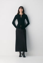 Shelly Cardigan - Wonder Yarn - BLACK
