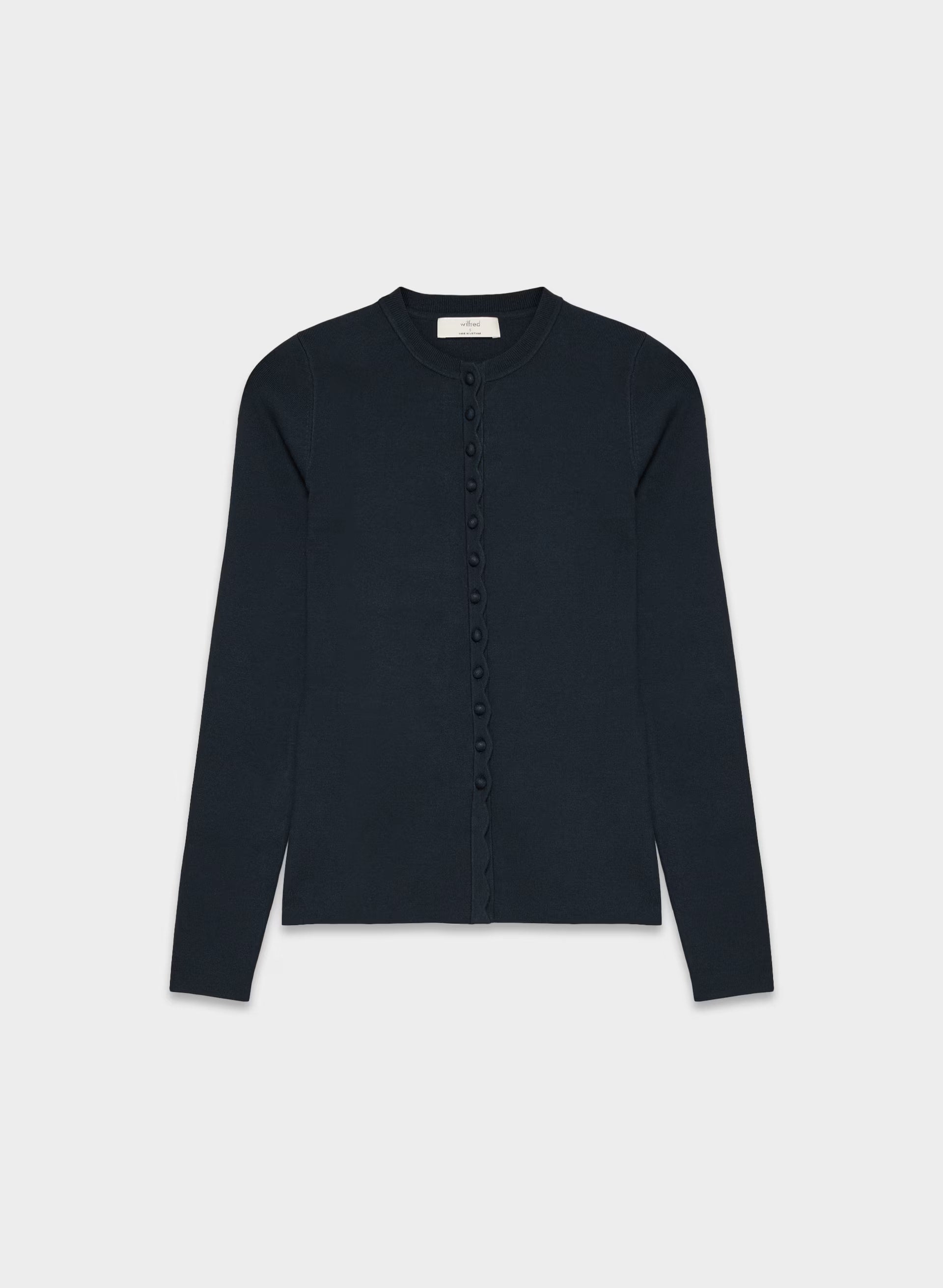 Shelly Cardigan - Wonder Yarn - DARK NIGHT NAVY