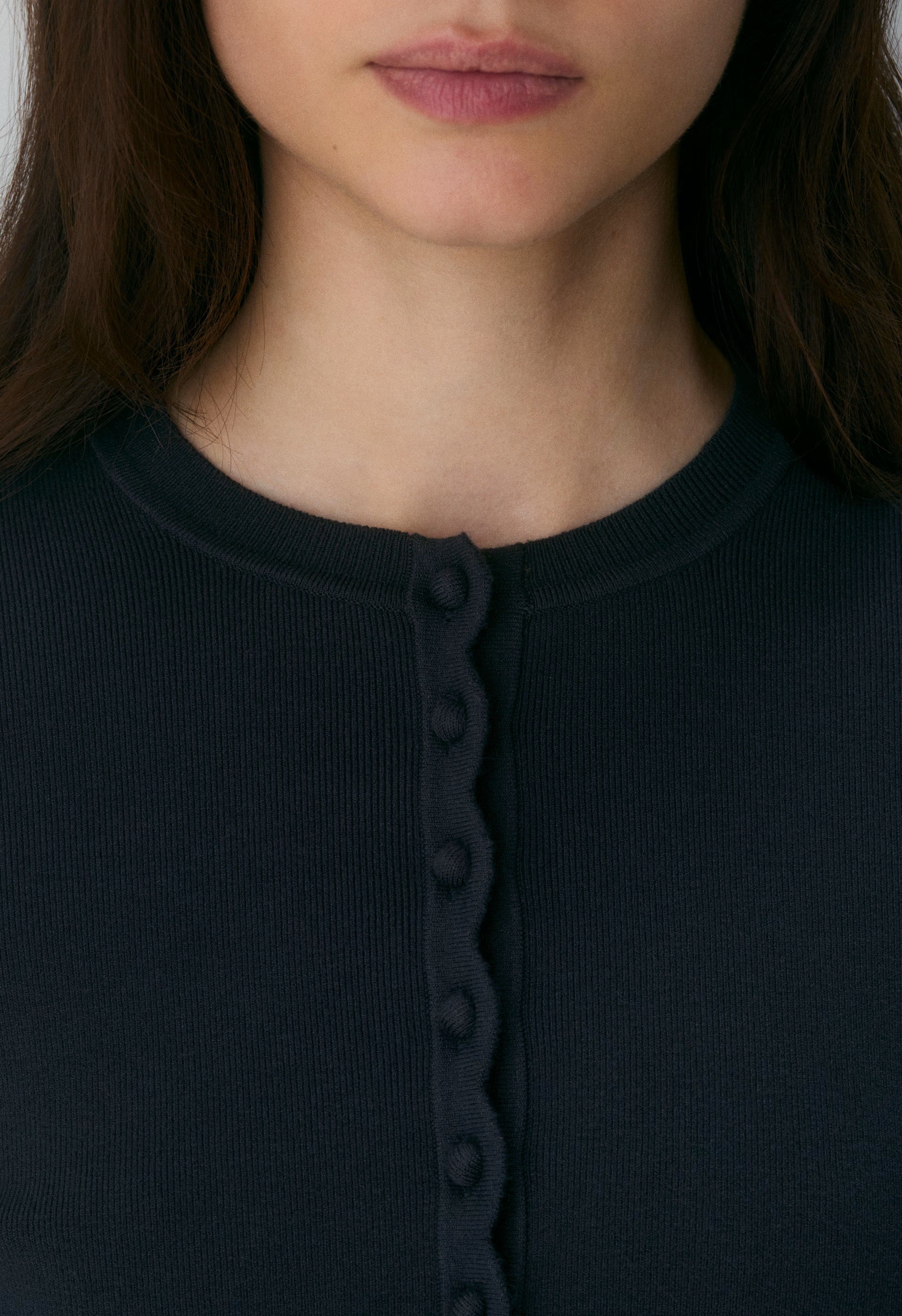Shelly Cardigan - Wonder Yarn - DARK NIGHT NAVY