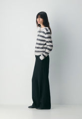 Bare Cashmere Noteworthy Cardigan - H CHROME/H CHARCOAL