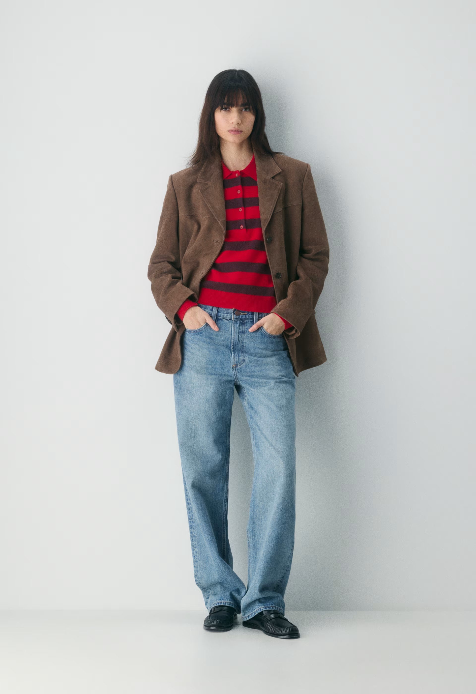 Bare Cashmere Cellini Sweater - FLASHING RD/CARDAMON
