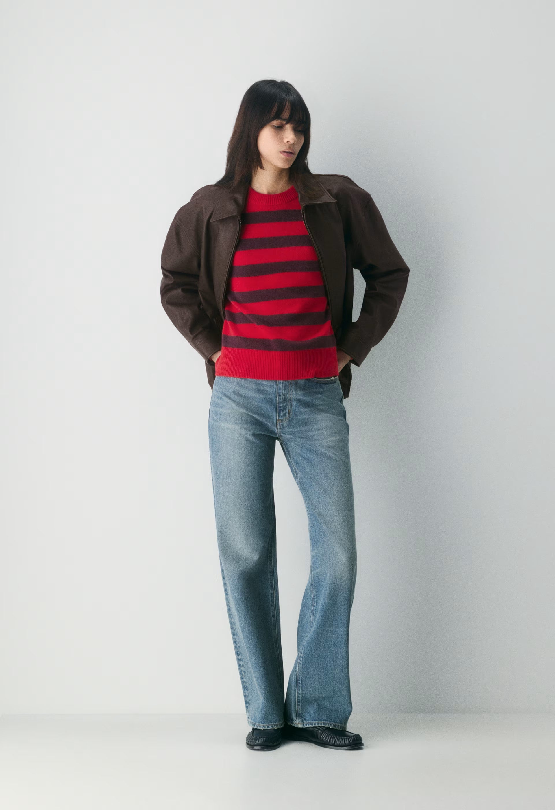 Essential Cashmere Relic Sweater - FLASHING RD/CARDAMON