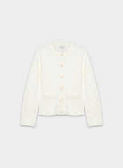 Meraki Merino Wool Cardigan - AVORIO