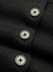 Meraki Merino Wool Cardigan - BLACK