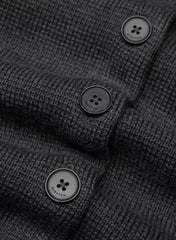Meraki Merino Wool Cardigan - H PEPPERCORN GREY