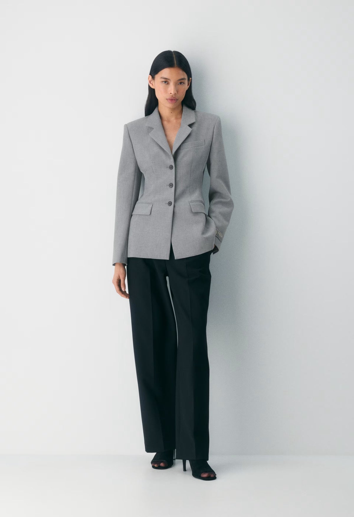 Standout Blazer - Eversential™ - HEATHER DARK GREY