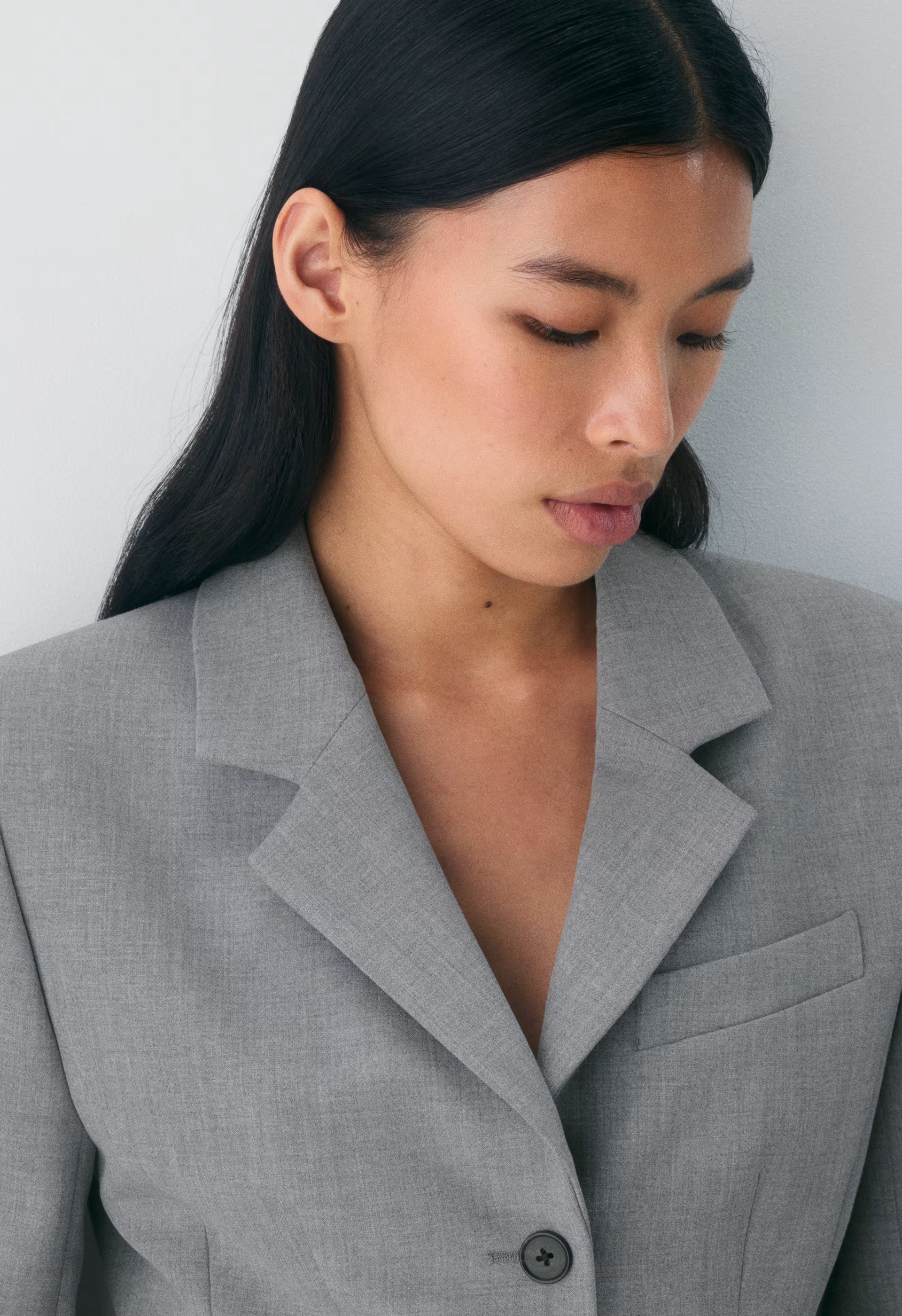 Standout Blazer - Eversential™ - HEATHER DARK GREY