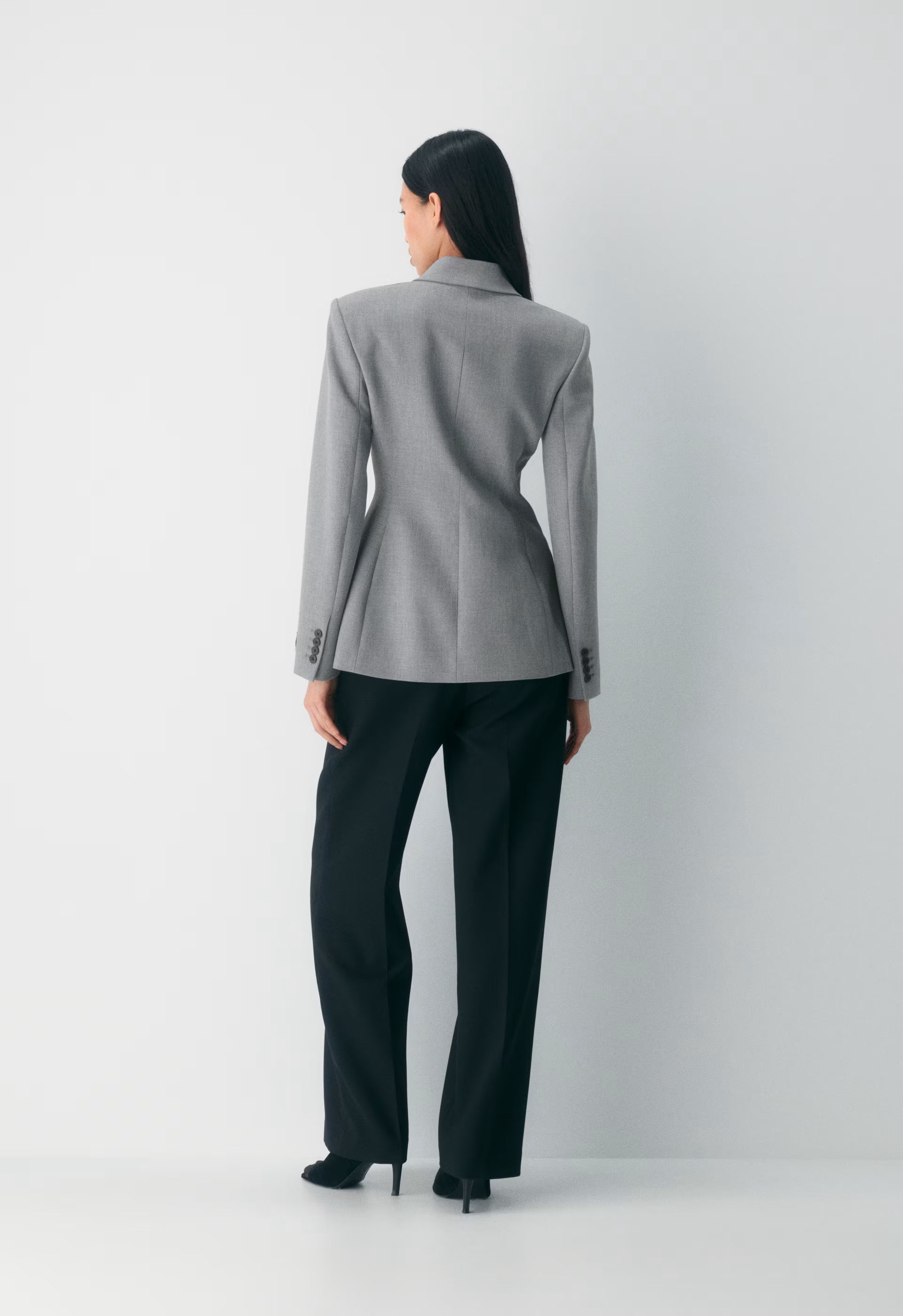 Standout Blazer - Eversential™ - HEATHER DARK GREY