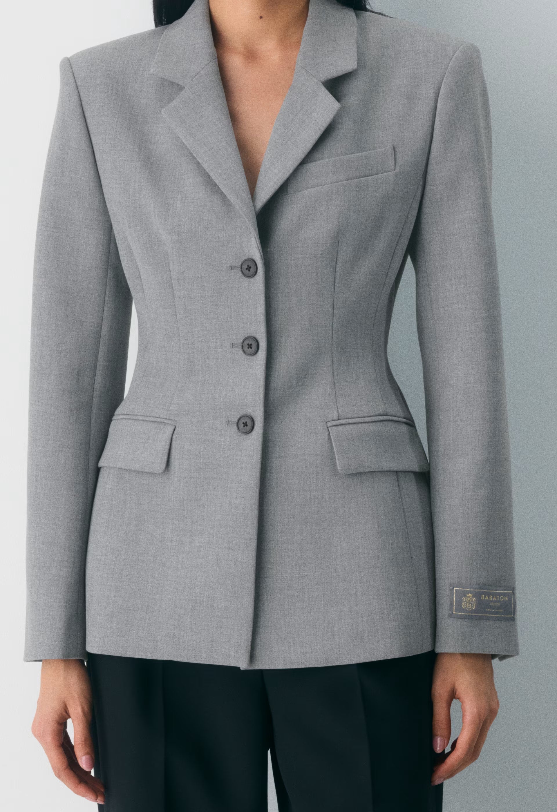 Standout Blazer - Eversential™ - HEATHER DARK GREY