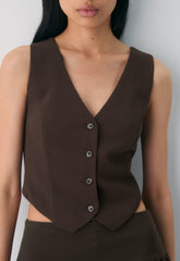 Pacino Vest - Crepette™ - RICH MOCHA BROWN