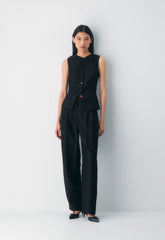 CruiseLinen™ Regal Vest - BLACK