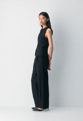 CruiseLinen™ Regal Vest - BLACK