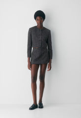 Acquire Jacket - Tweed - BLACK/WHITE