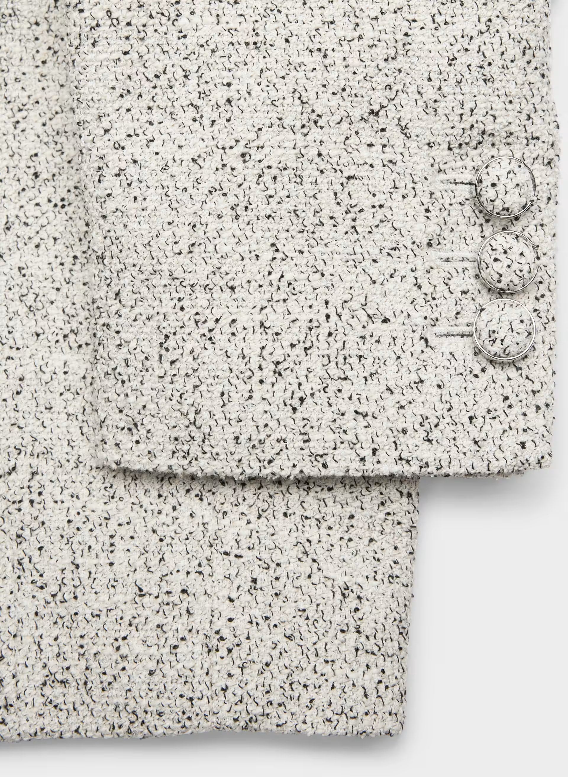 Acquire Jacket - Tweed - ECRU/BLACK