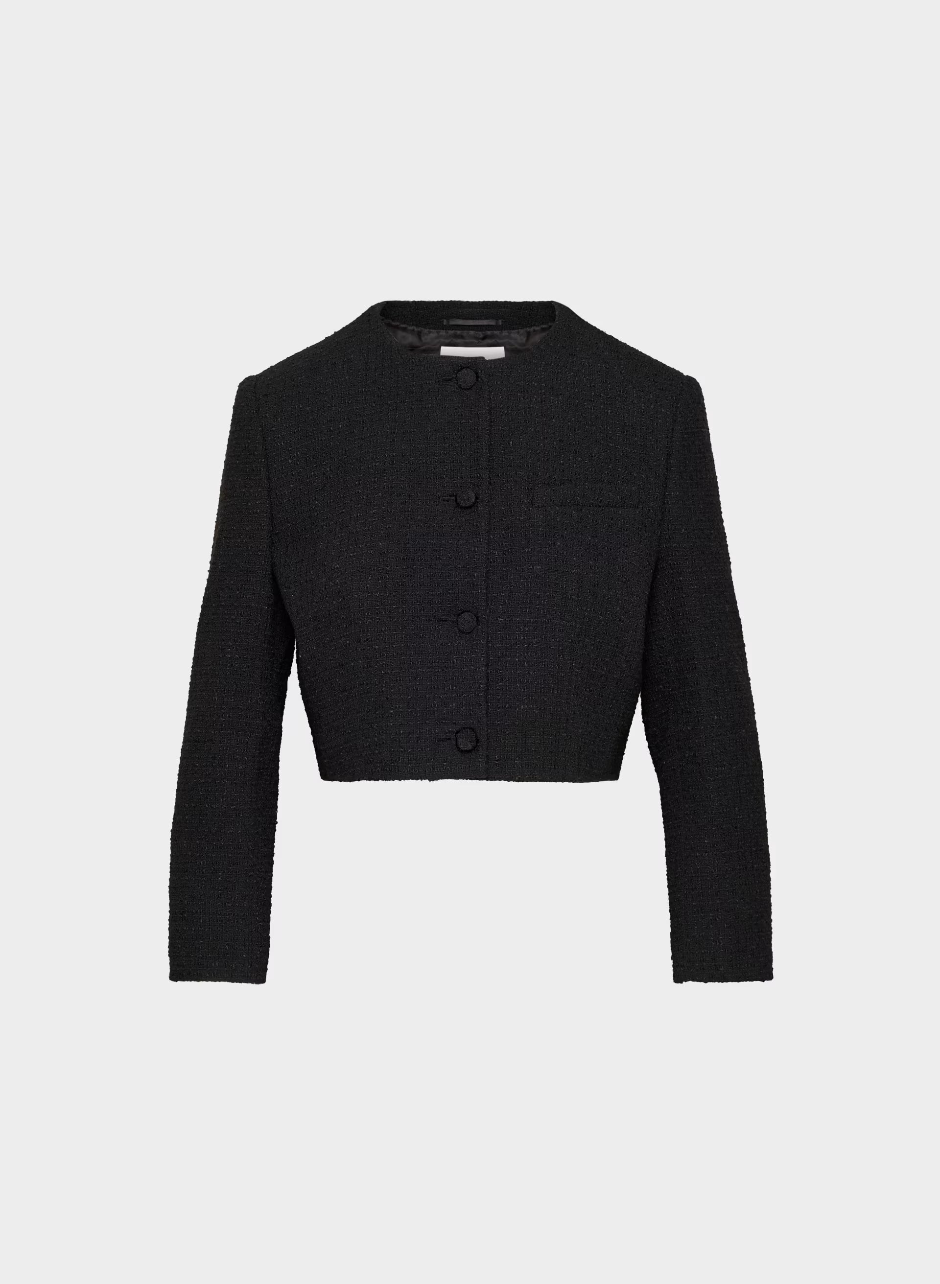 Acquire Jacket - Tweed - BLACK