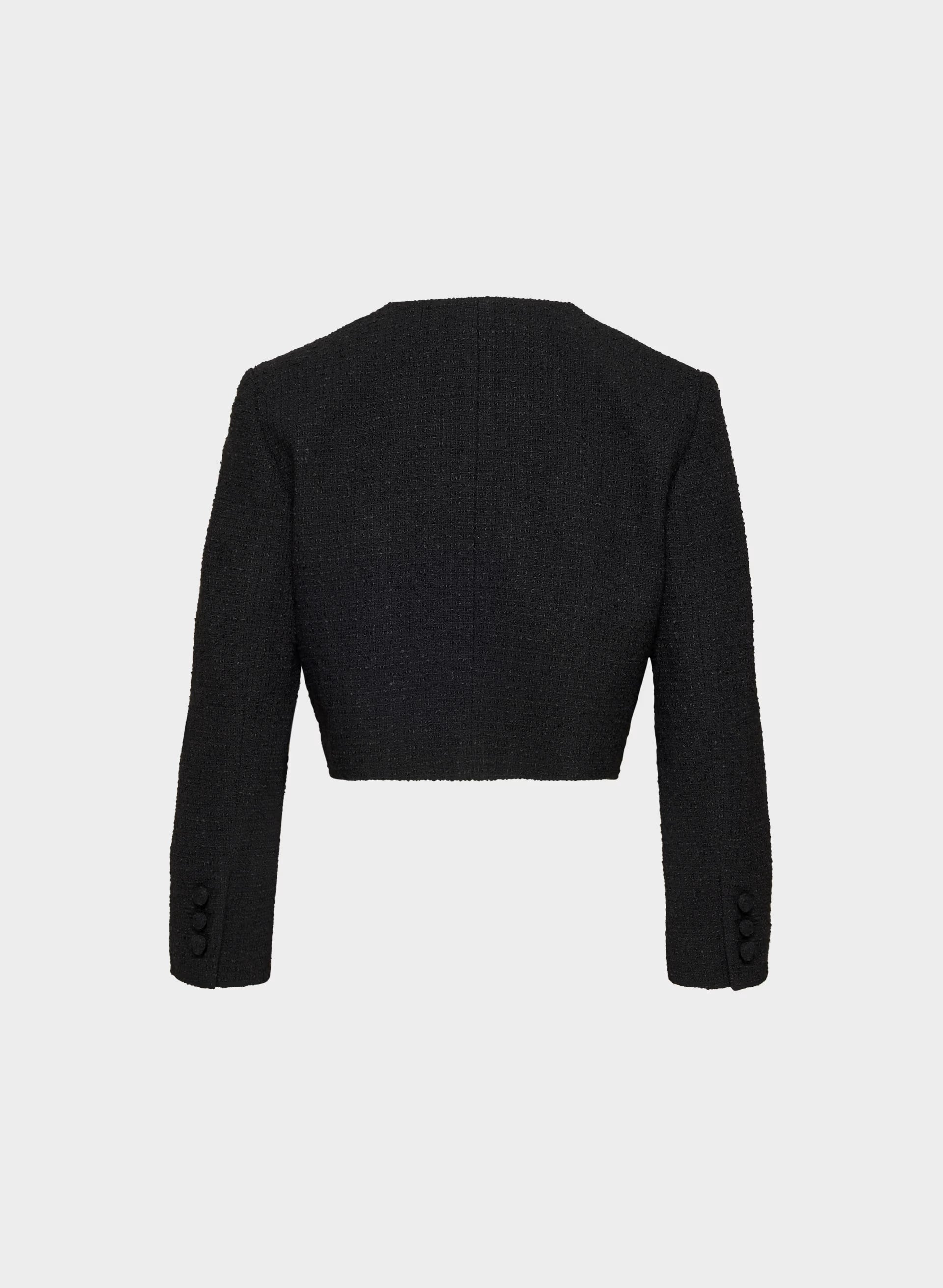 Acquire Jacket - Tweed - BLACK