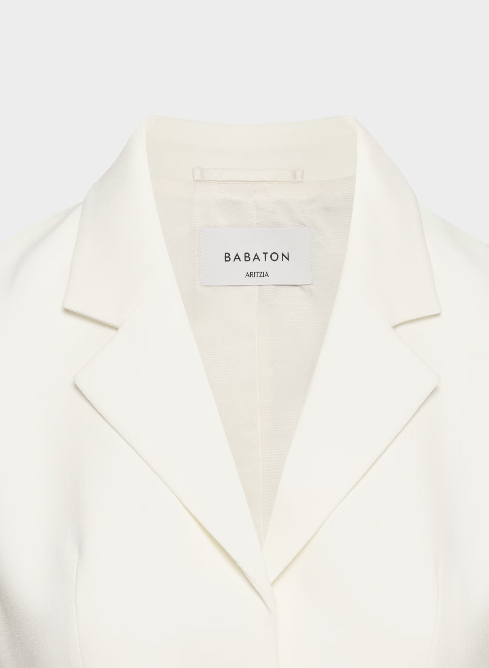 Brynn Shortsleeve Blazer - Sway Crepe - LIGHT BIRCH