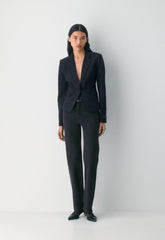 Etiquette Blazer - BLK STRP DK NT NVY/GRY