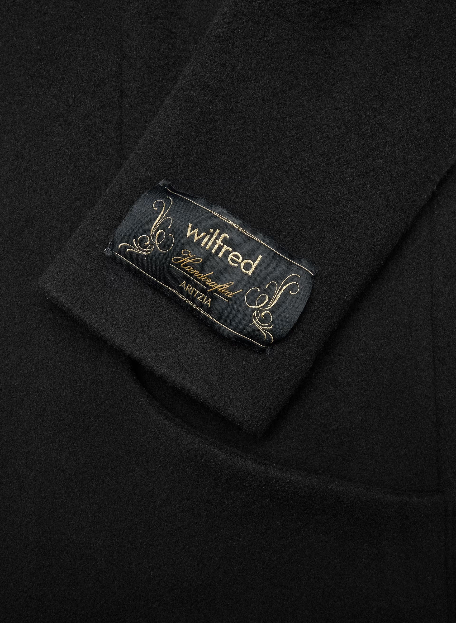 The Cocoon Coat New - Wool Cashmere - BLACK